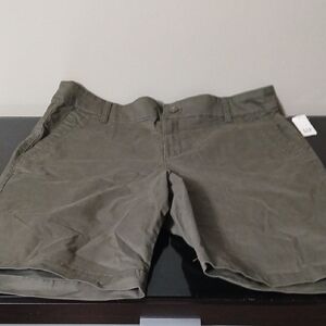 Women's Olive Green GAP Bermuda Shorts